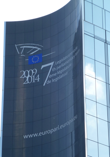 European Parliament blue